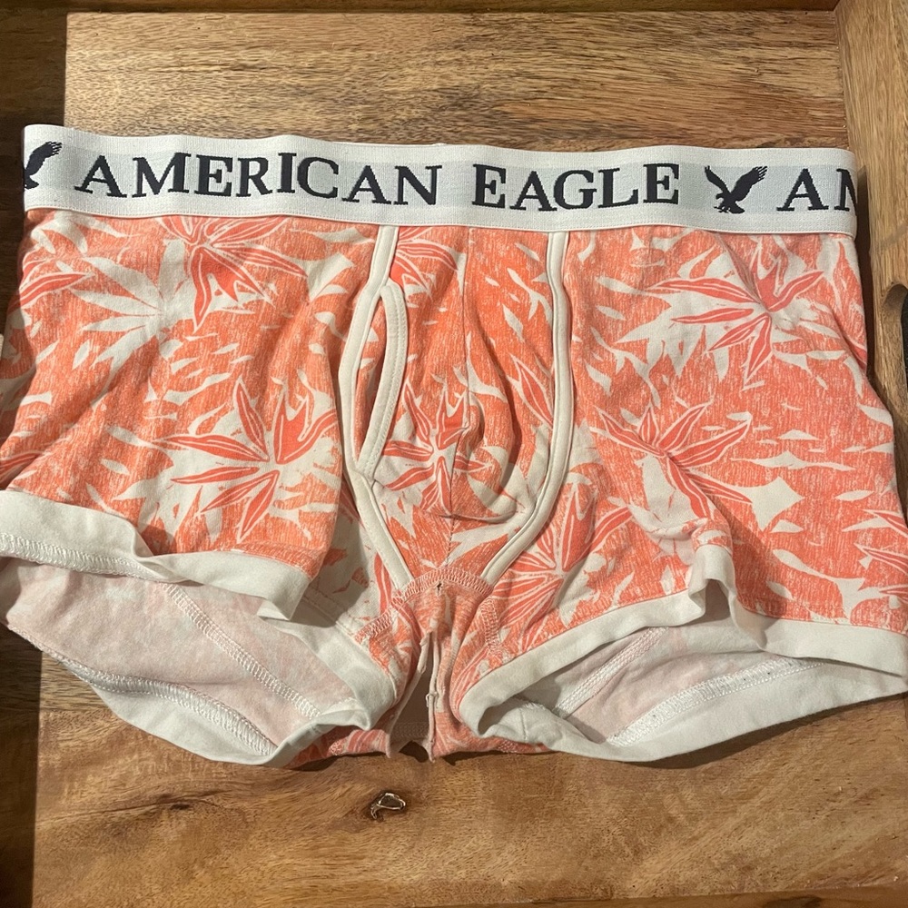 Men’s AE boxer briefs. Hole from heavy use, an old pair